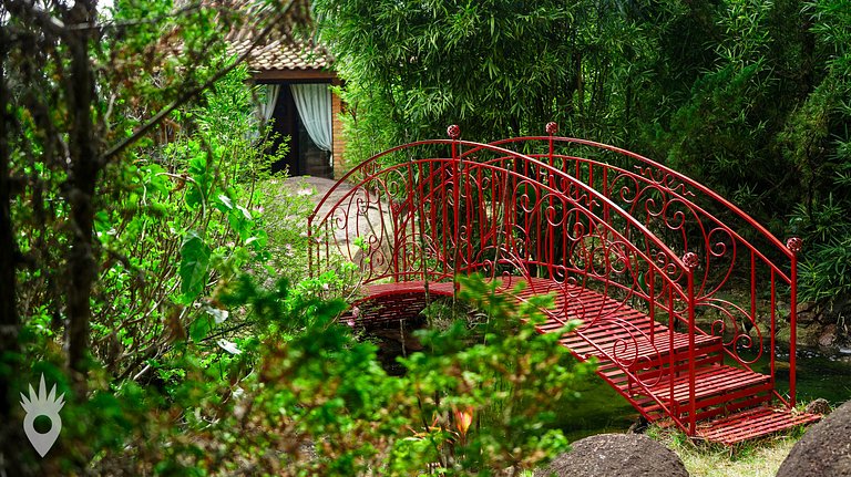 Casa Europeia com Lareira & Piscina em Indaiatuba