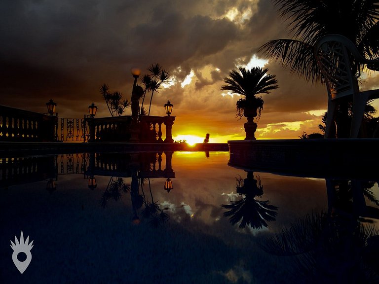 European House with Fireplace & Pool in Indaiatuba