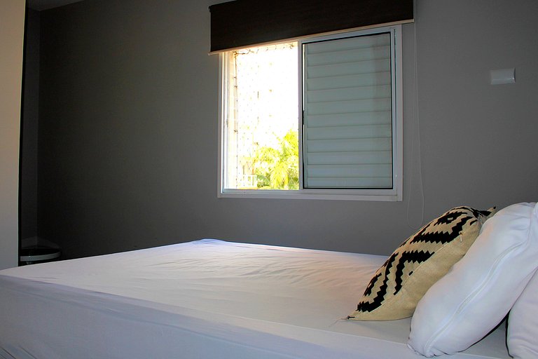 Apartamento na Praia do Tombo em Guarujá-SP